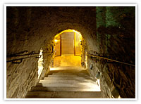 Die Treppe zum Gew�lbekeller